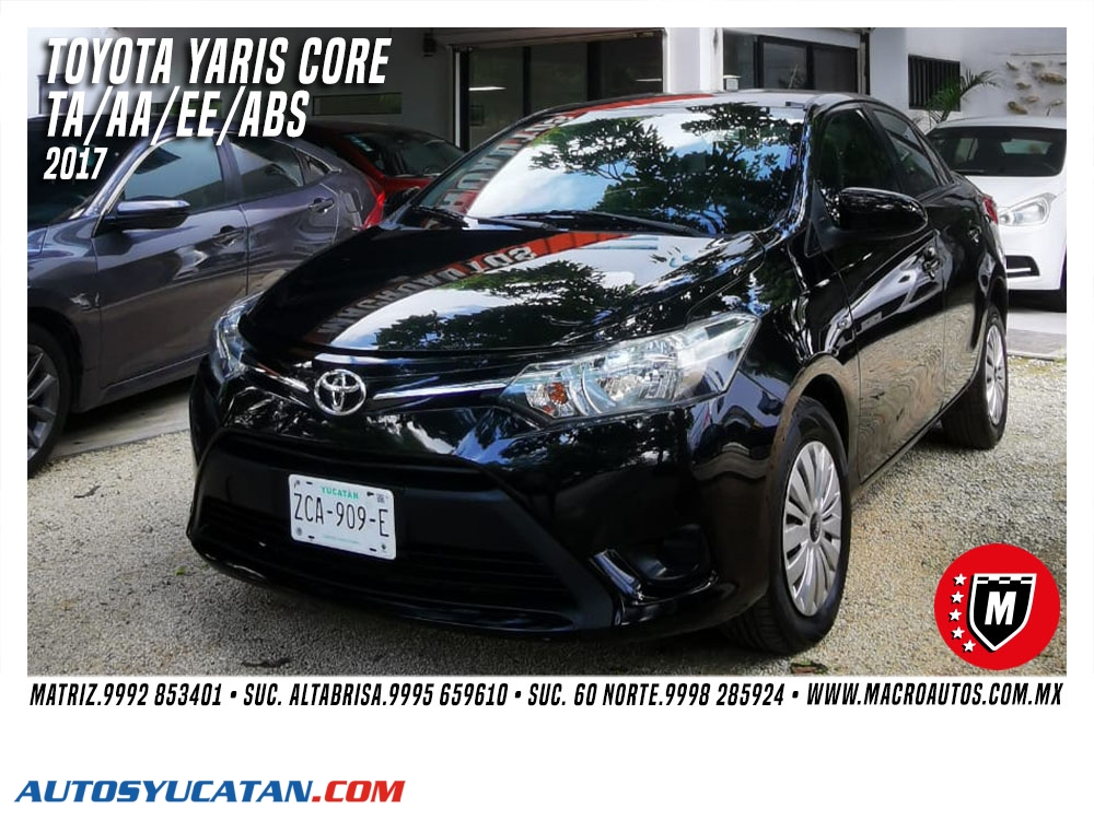 TOYOTA YARIS CORE 2017 AUTOMATICO