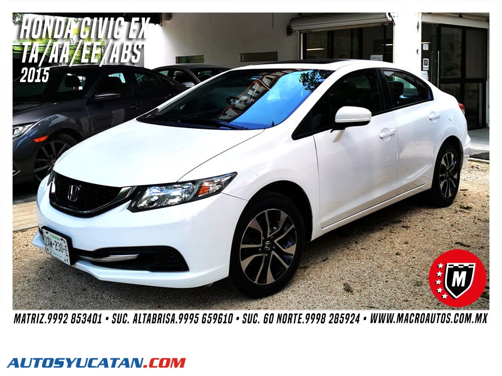 HONDA CIVIC EX 2015 AUTOMATICO