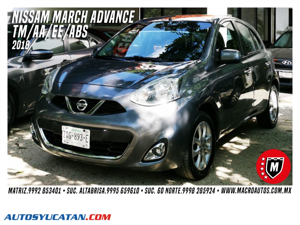 NISSAN MARCH ADVANCE 2018 STANDAR