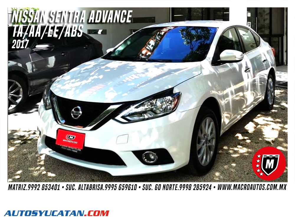 NISSAN SENTRA ADVANCE 2017 AUTOMATICO