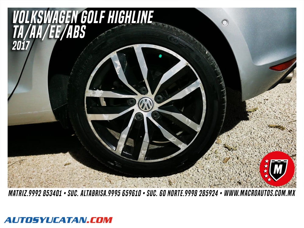 VOLKSWAGEN GOLF 2017 HIGHLINE AUTOMATICO