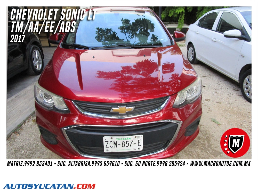 CHEVROLET SONIC LT 2017 STANDAR