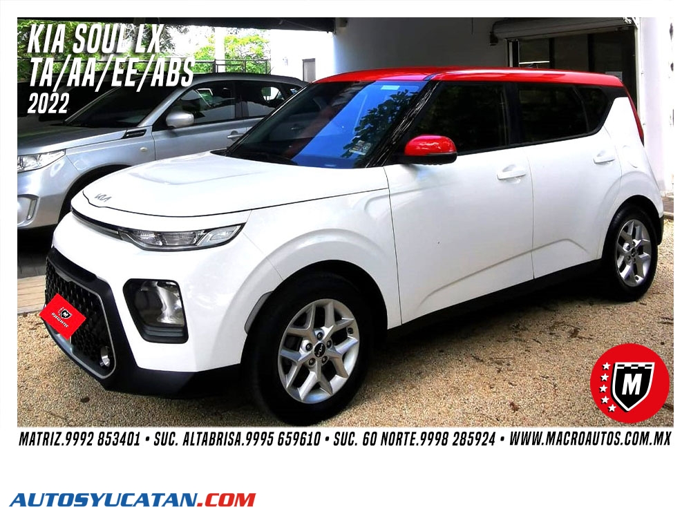 KIA SOUL LX 2022 BLANCA