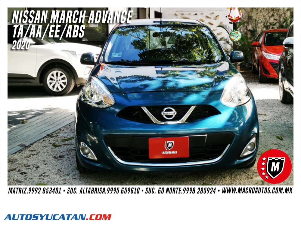 NISSAN MARCH 2020 ADVANCE AUTOMATICO.