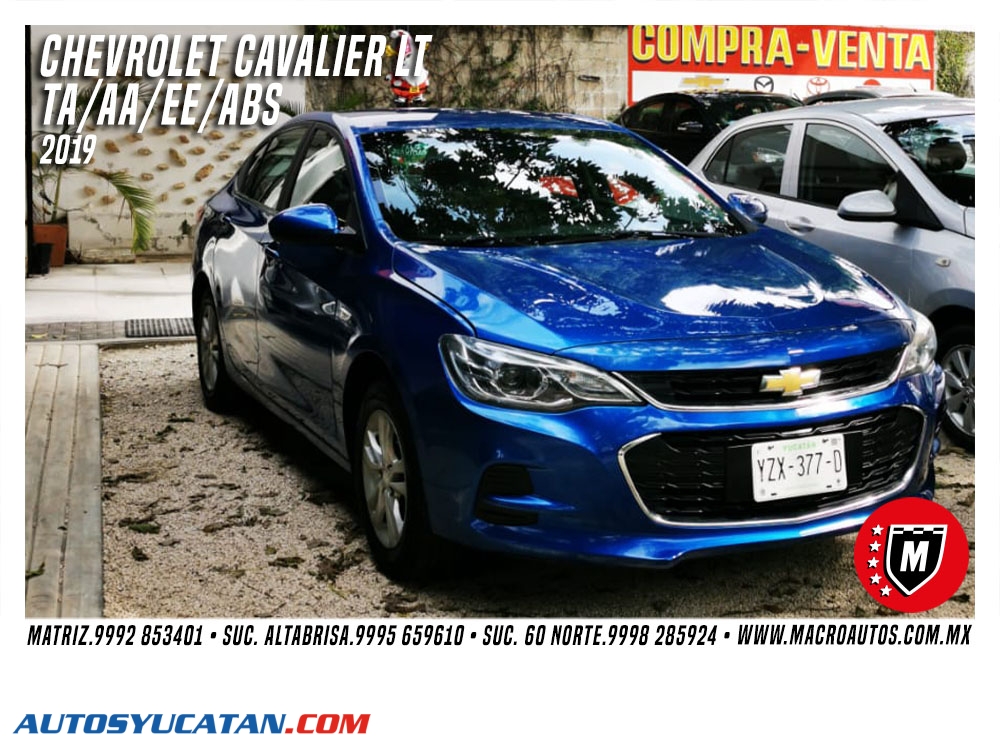 CHEVROLET CAVALIER LT 2019 AUTOMATICA