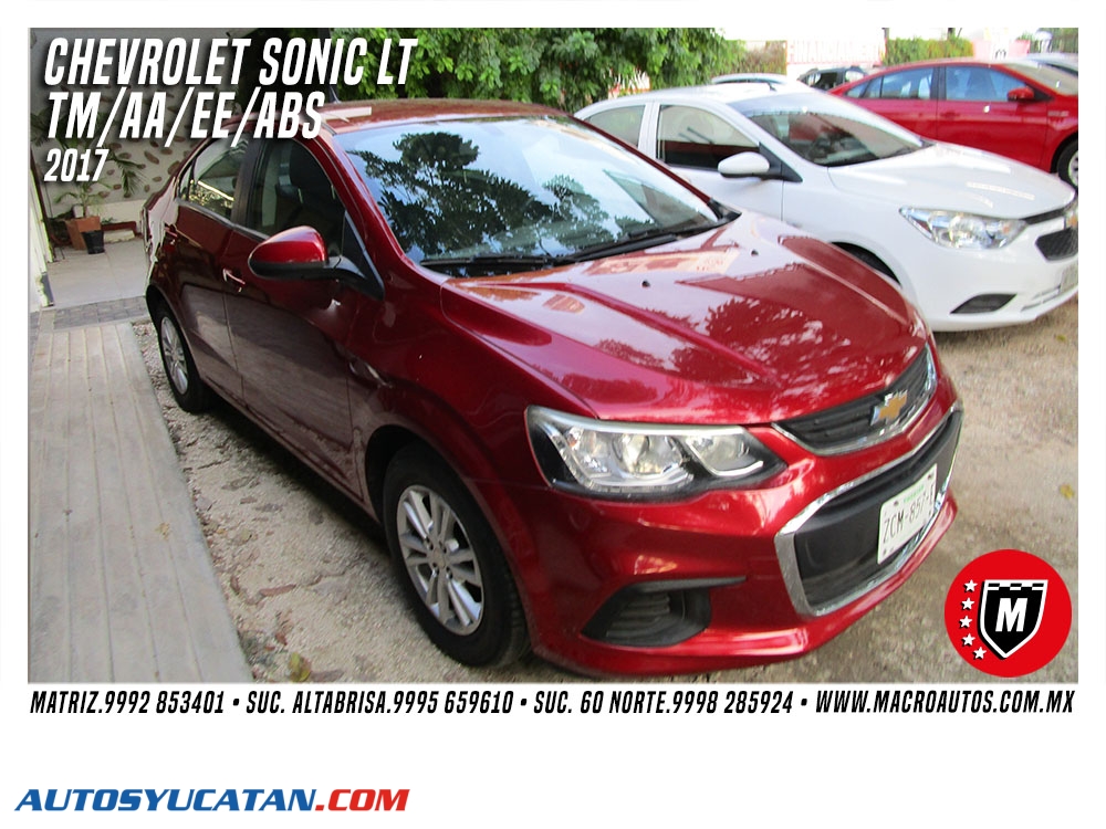 CHEVROLET SONIC LT 2017 STANDAR