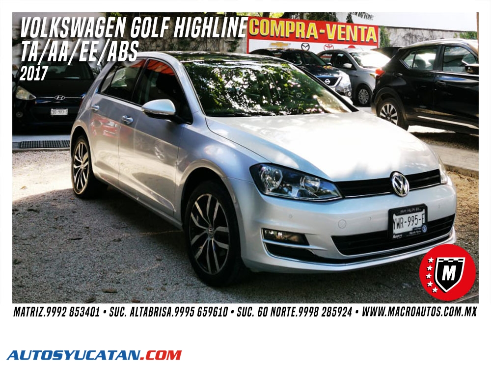 VOLKSWAGEN GOLF 2017 HIGHLINE AUTOMATICO