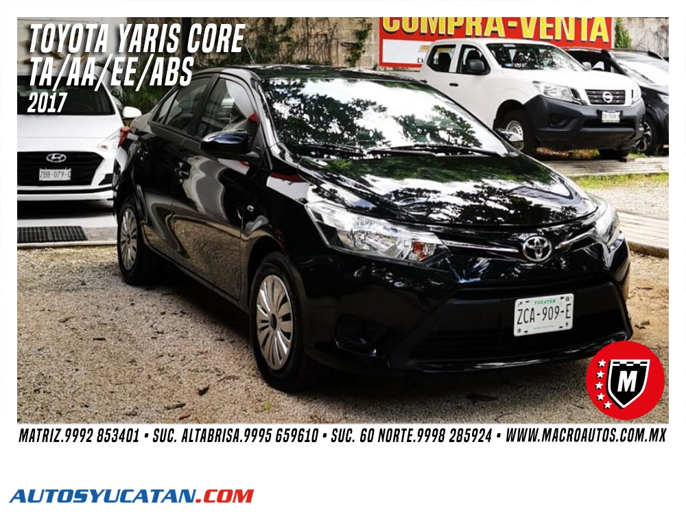 TOYOTA YARIS CORE 2017 AUTOMATICO