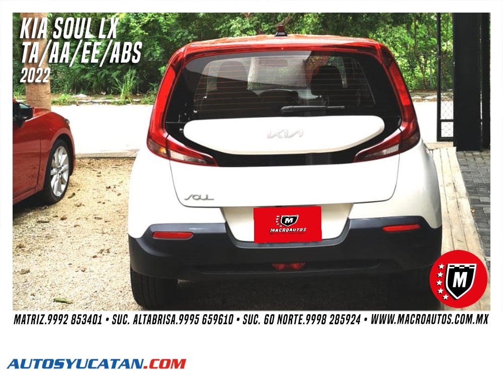 KIA SOUL LX 2022 BLANCA