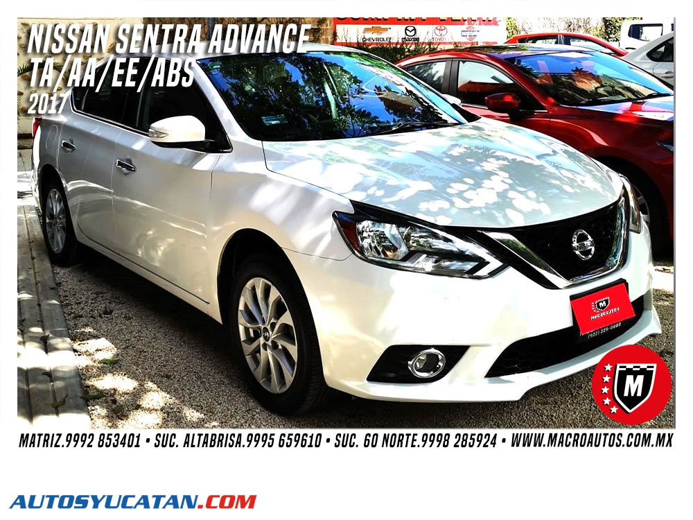 NISSAN SENTRA ADVANCE 2017 AUTOMATICO