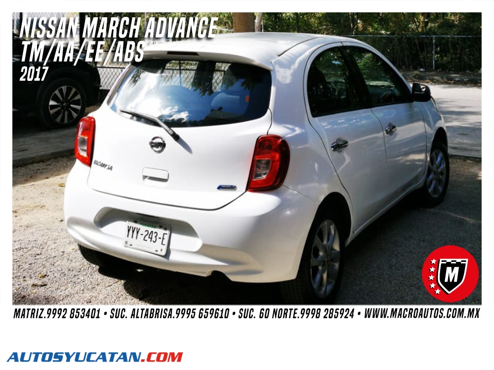 NISSAN MARCH ADVANCE 2017 STANDAR