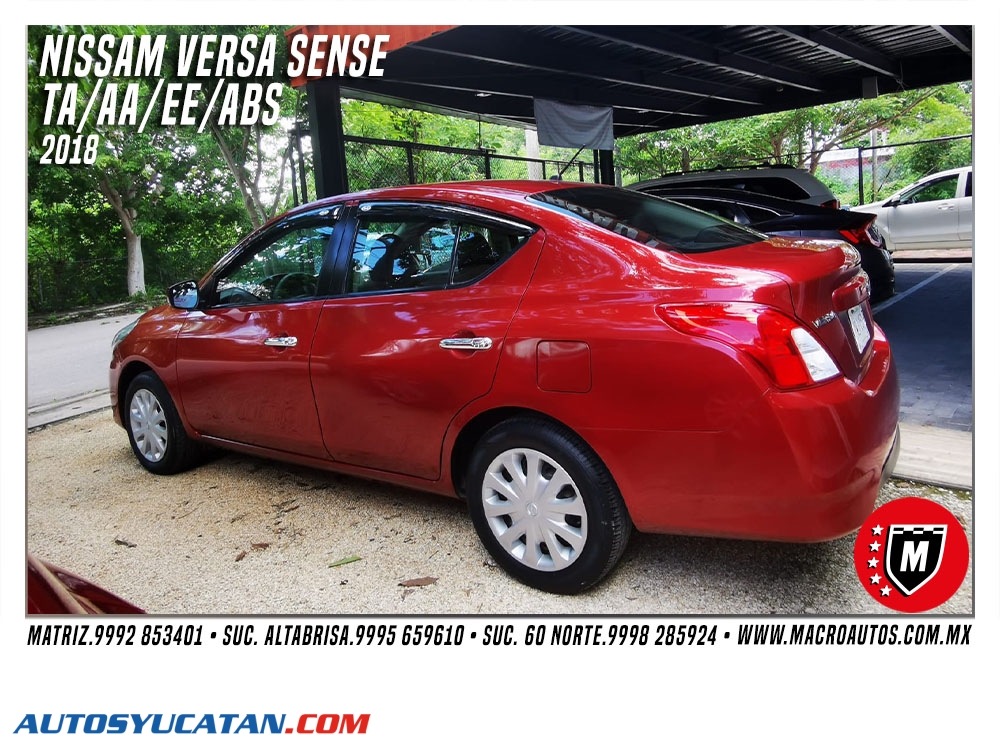 NISSAN VERSA SENSE 2018 AUTOMATICO
