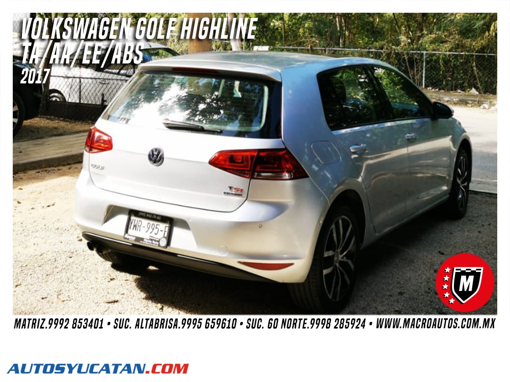 VOLKSWAGEN GOLF 2017 HIGHLINE AUTOMATICO