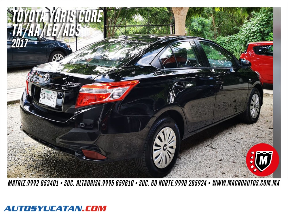 TOYOTA YARIS CORE 2017 AUTOMATICO