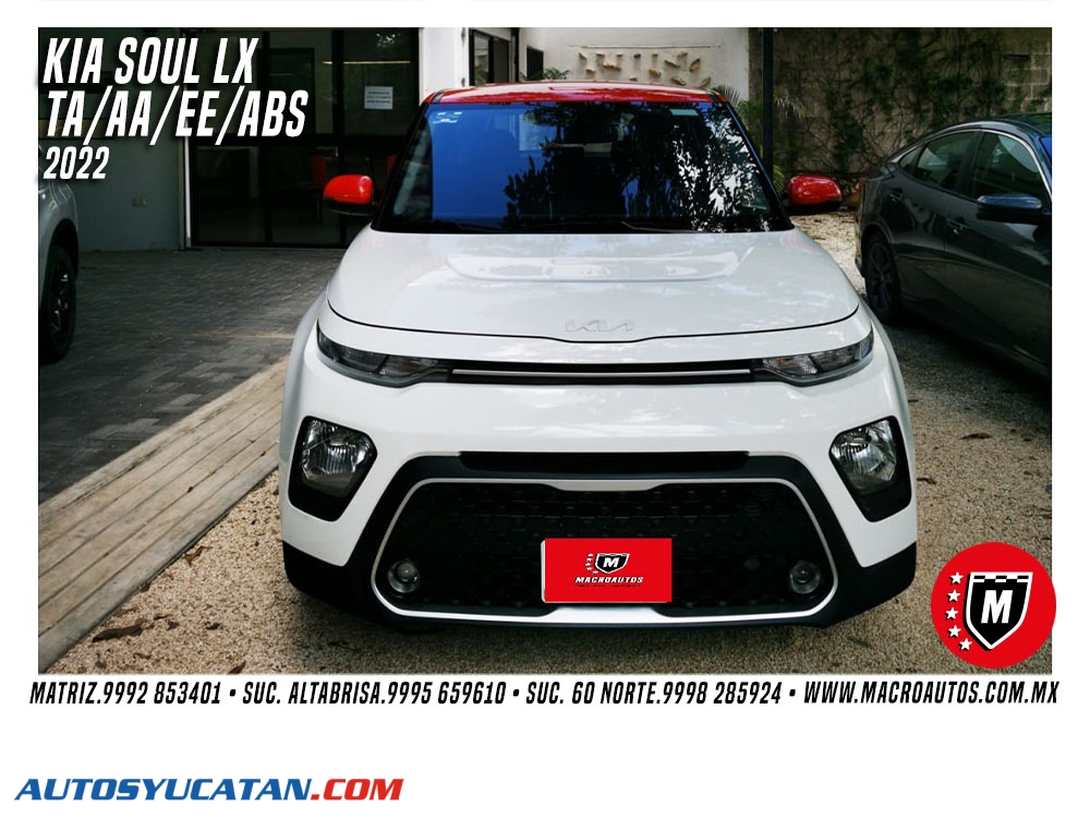 KIA SOUL LX 2022 BLANCA