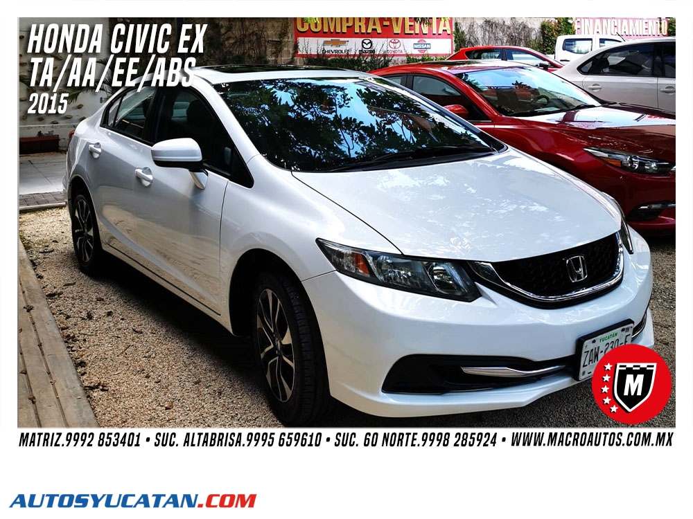 HONDA CIVIC EX 2015 AUTOMATICO