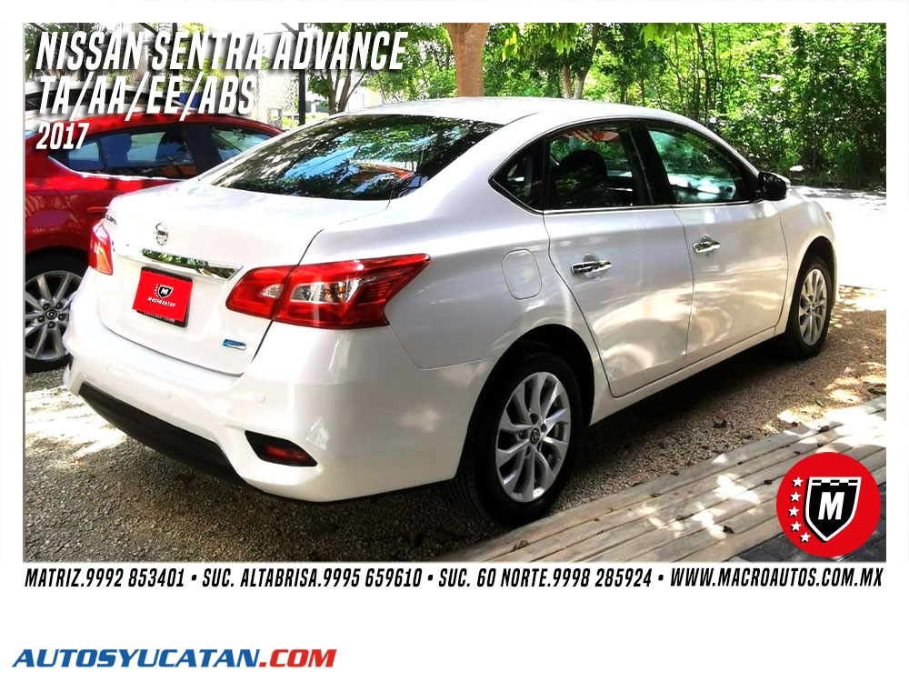 NISSAN SENTRA ADVANCE 2017 AUTOMATICO
