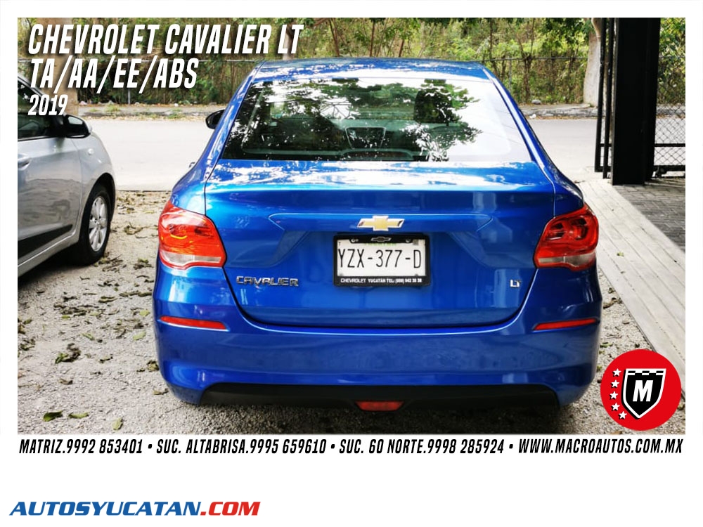 CHEVROLET CAVALIER LT 2019 AUTOMATICA