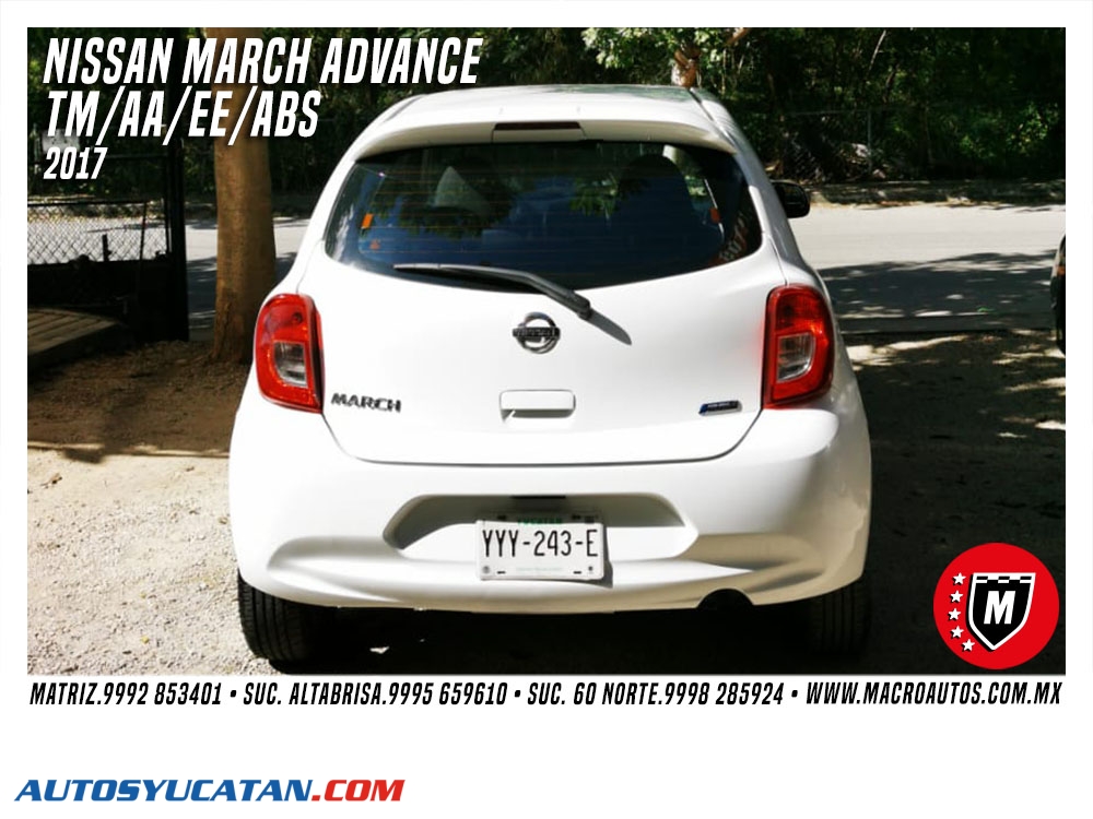 NISSAN MARCH ADVANCE 2017 STANDAR