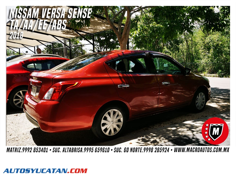 NISSAN VERSA SENSE 2018 AUTOMATICO
