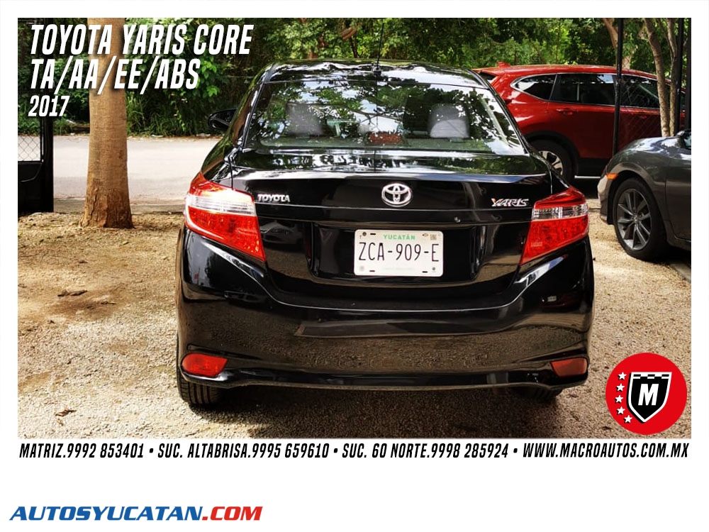TOYOTA YARIS CORE 2017 AUTOMATICO