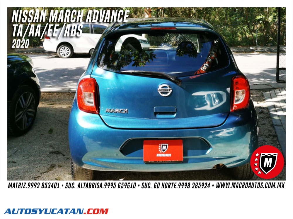 NISSAN MARCH 2020 ADVANCE AUTOMATICO.