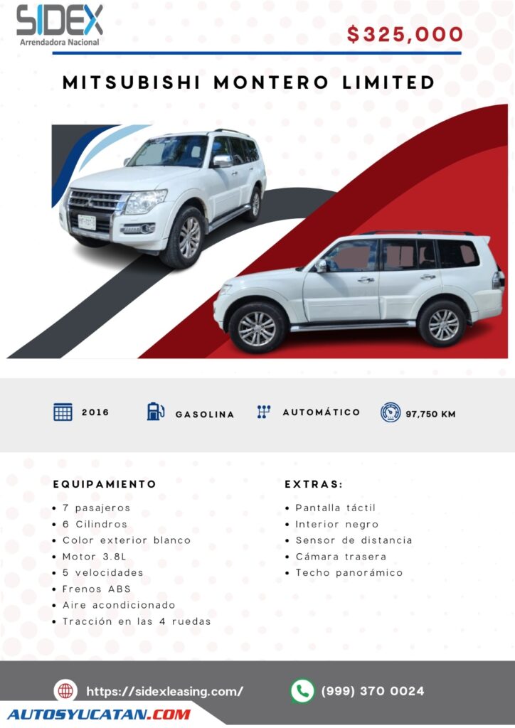 Mitsubishi Montero Limited 2016